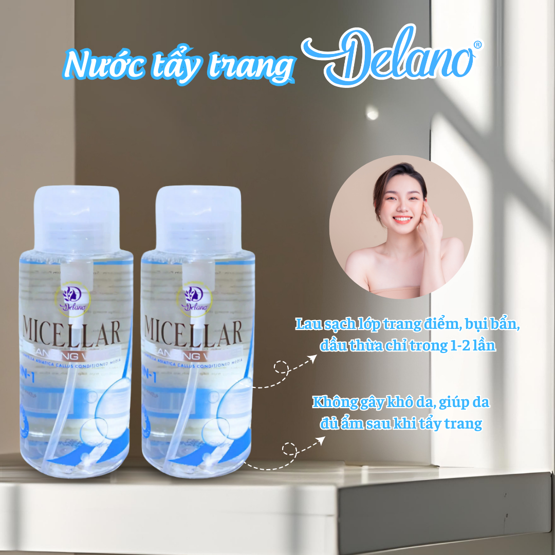 Nước tẩy trang Delano