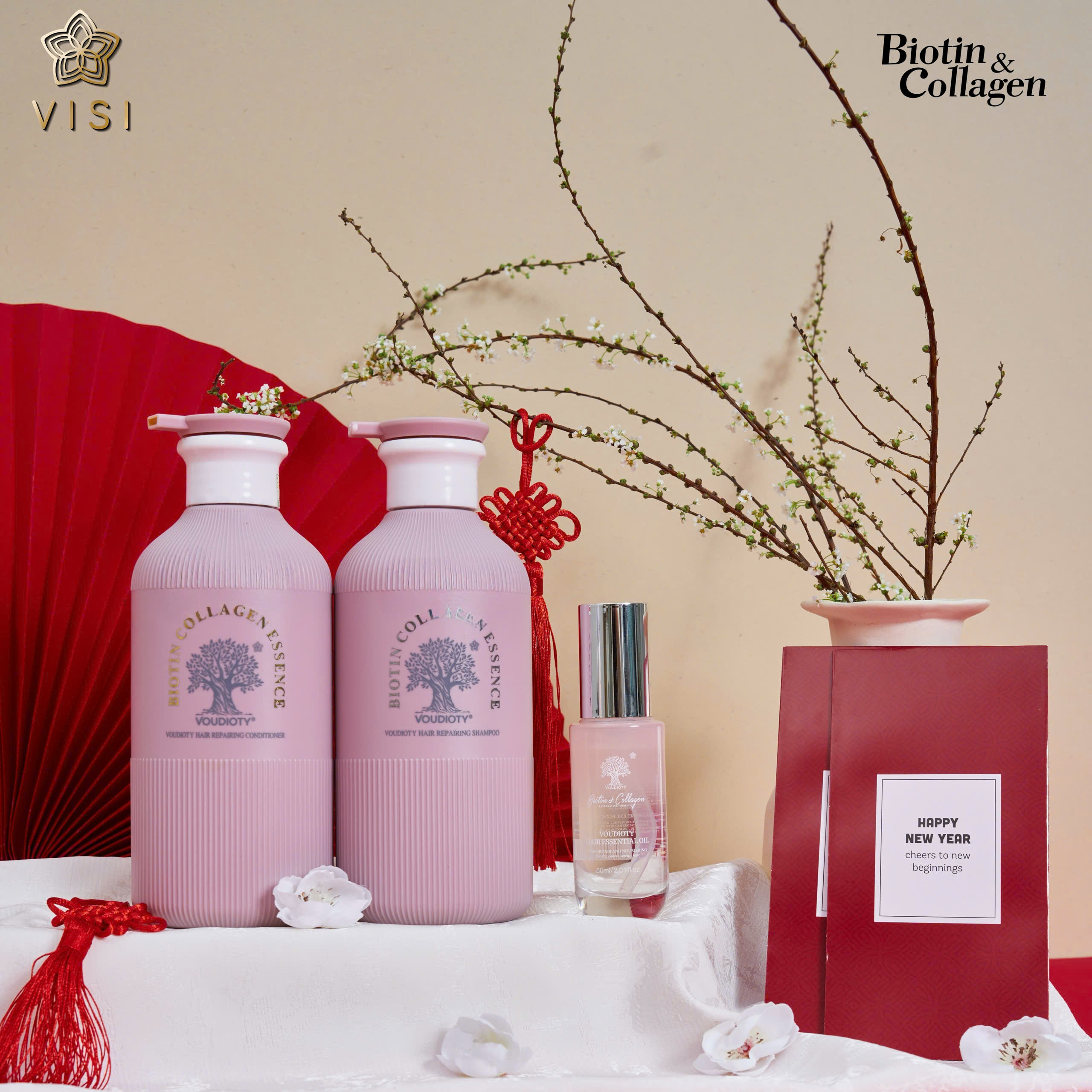 Cặp gội xả biotin collagen Essence 500ml